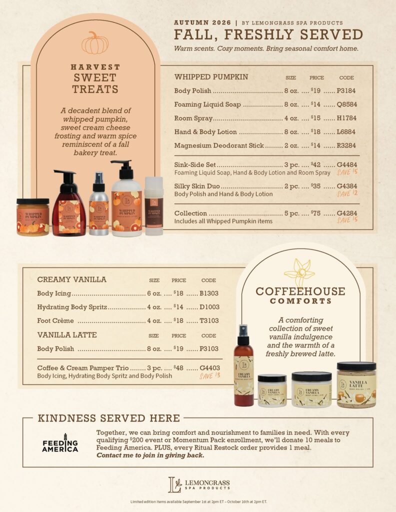 Harvest Sweet Treats — fall catalog, page 1