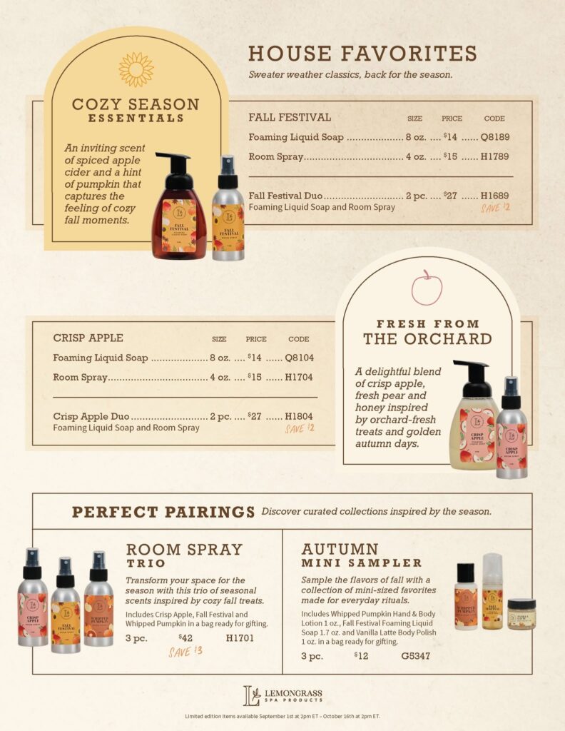 Harvest Sweet Treats — fall catalog, page 2