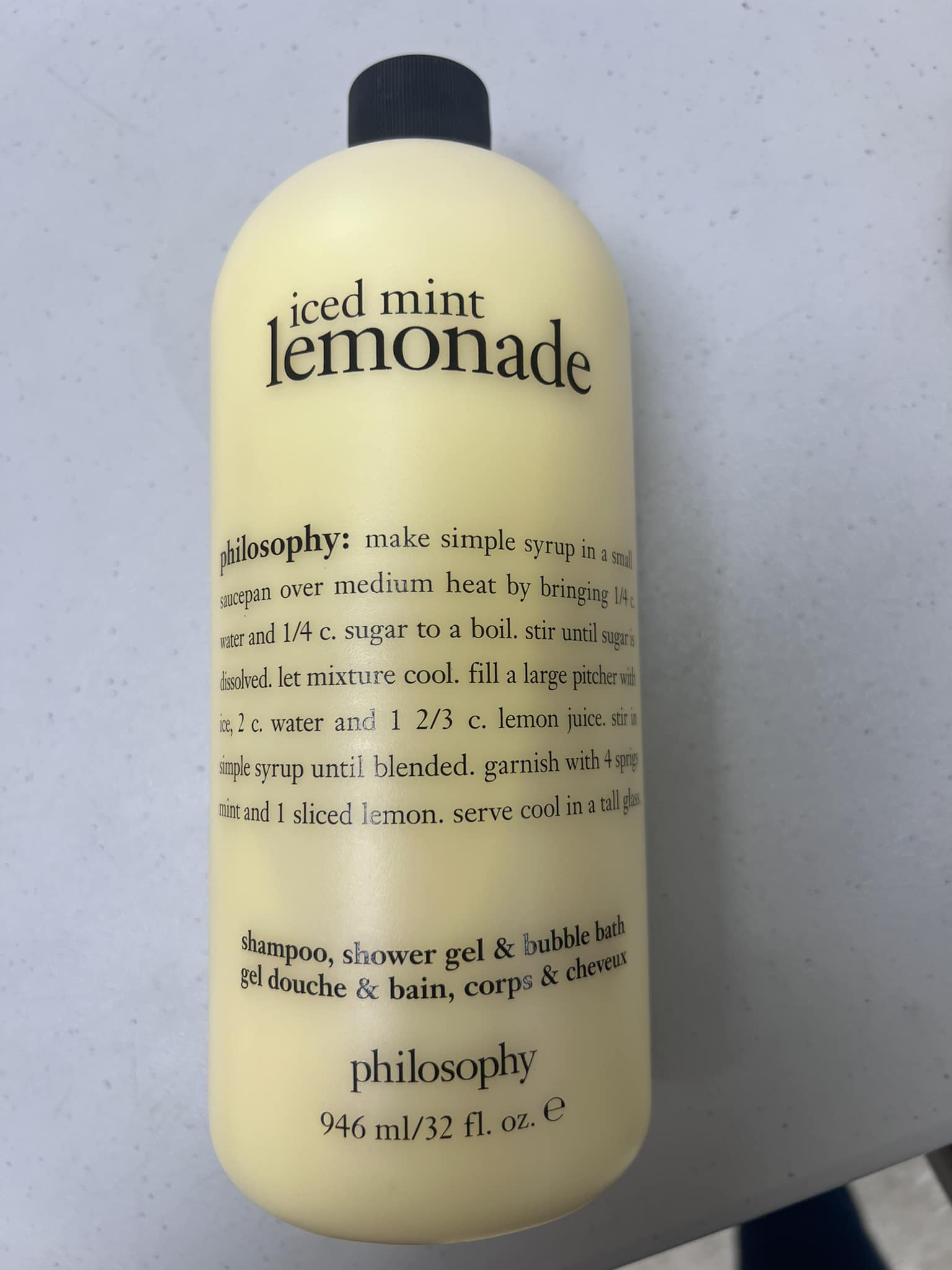 Mystery of the day… 

Why would you put a recipe on a shampoo/body wash/ bubble bath bottle? It took me a while to figure out if this was a drink mix or a body wash! Do I drink it or do I bath in it? 😂 

This came in as a good pantry donation and had us all scratching our heads 🧐