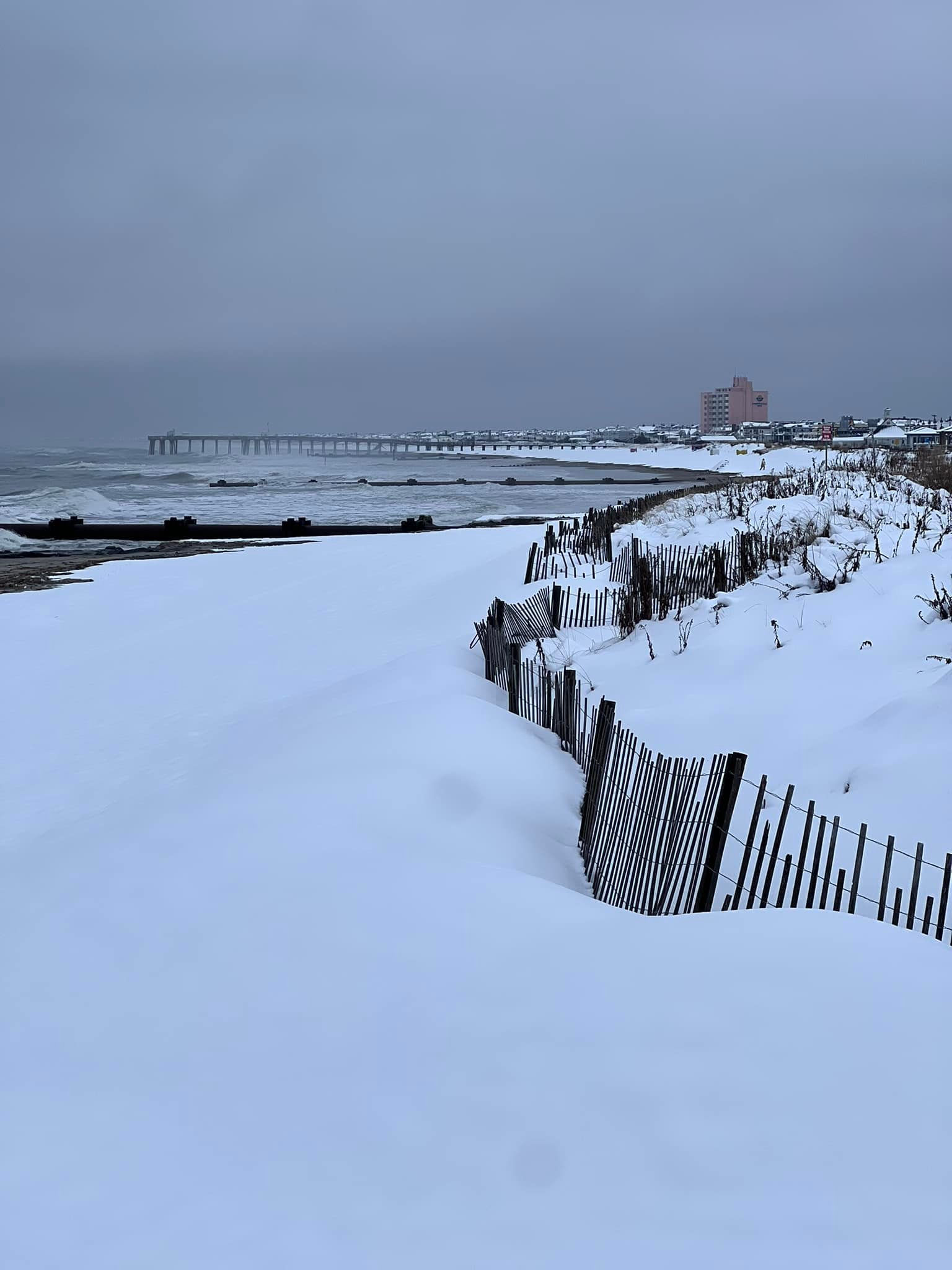 Snowy beach pics! ❄️